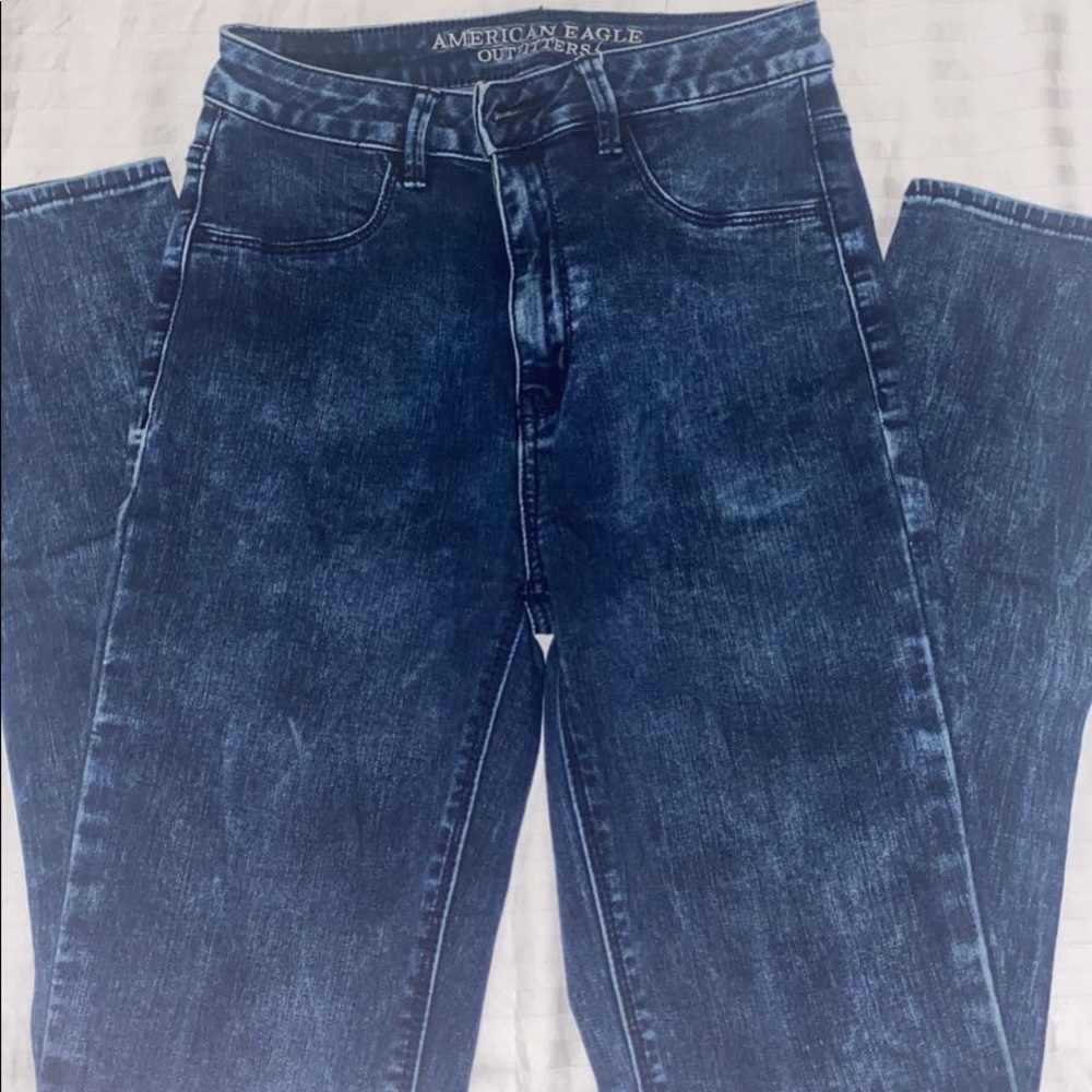 American Eagle high rise skinny jeans
